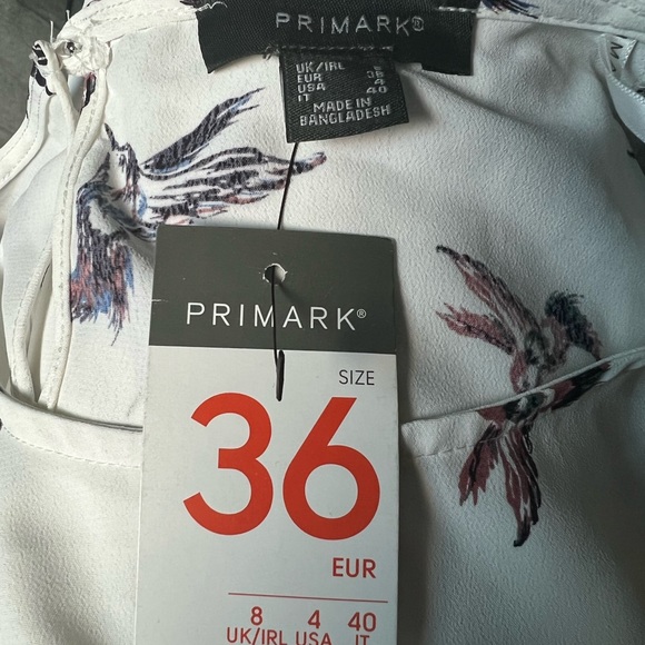 Primark women white short sleeve blouse - Picture 8 of 9